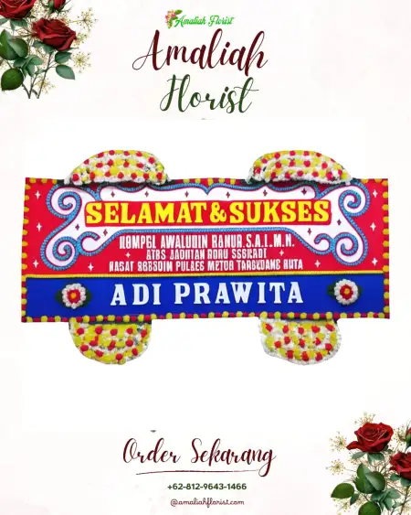 Papan Bunga Ucapan Selamat Sambon